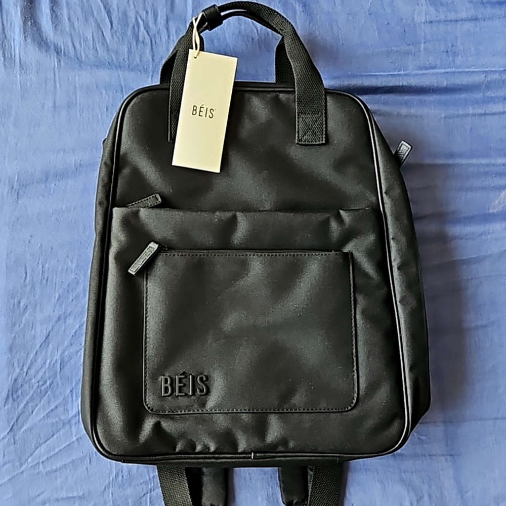 Beis Expandable Backpack Black OS